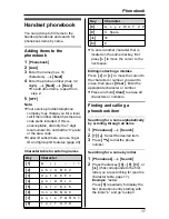 Предварительный просмотр 17 страницы Panasonic KX-TG6051NZ Operating Instructions Manual