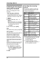 Предварительный просмотр 30 страницы Panasonic KX-TG6051NZ Operating Instructions Manual