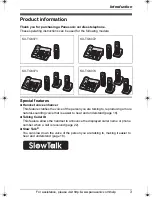 Предварительный просмотр 3 страницы Panasonic KX-TG6071 Operating Instructions Manual