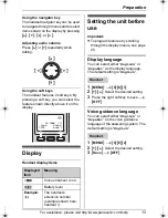 Предварительный просмотр 13 страницы Panasonic KX-TG6071 Operating Instructions Manual