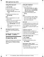 Предварительный просмотр 16 страницы Panasonic KX-TG6071 Operating Instructions Manual