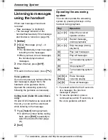 Предварительный просмотр 32 страницы Panasonic KX-TG6071 Operating Instructions Manual