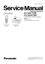 Panasonic KX-TG6071BXM Service Manual preview