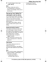 Preview for 19 page of Panasonic KX-TG6311 Operating Instructions Manual