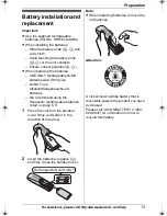 Предварительный просмотр 13 страницы Panasonic KX-TG6312 Operating Instructions Manual