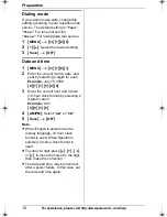 Предварительный просмотр 16 страницы Panasonic KX-TG6312 Operating Instructions Manual