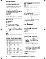 Предварительный просмотр 20 страницы Panasonic KX-TG6312 Operating Instructions Manual