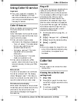 Предварительный просмотр 29 страницы Panasonic KX-TG6312 Operating Instructions Manual