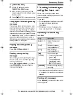 Предварительный просмотр 33 страницы Panasonic KX-TG6312 Operating Instructions Manual