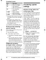 Предварительный просмотр 36 страницы Panasonic KX-TG6312 Operating Instructions Manual