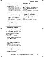 Предварительный просмотр 37 страницы Panasonic KX-TG6312 Operating Instructions Manual