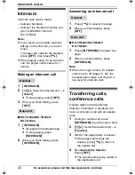 Предварительный просмотр 40 страницы Panasonic KX-TG6312 Operating Instructions Manual