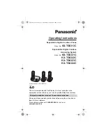 Предварительный просмотр 1 страницы Panasonic KX-TG6313C Operating Instructions Manual