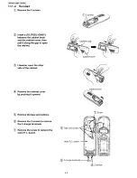 Preview for 64 page of Panasonic KX-TG6313S - Cordless Phone - Pearl Service Manual