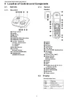 Предварительный просмотр 6 страницы Panasonic KX-TG6322CS Service Manual