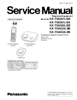 Panasonic KX-TG6381LBB Service Manual предпросмотр