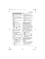 Предварительный просмотр 21 страницы Panasonic KX-TG6411BX Operating Instructions Manual