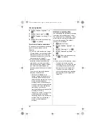 Предварительный просмотр 32 страницы Panasonic KX-TG6411BX Operating Instructions Manual