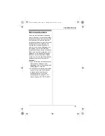 Предварительный просмотр 33 страницы Panasonic KX-TG6411BX Operating Instructions Manual