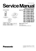 Panasonic KX-TG6411BXS Service Manual preview