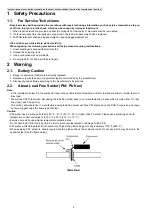 Предварительный просмотр 4 страницы Panasonic KX-TG6411BXS Service Manual