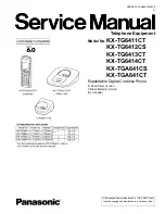 Preview for 1 page of Panasonic KX-TG6411CT Service Manual