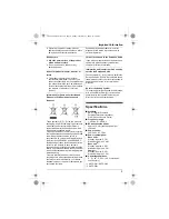 Предварительный просмотр 9 страницы Panasonic KX-TG6411FX Operating Instructions Manual