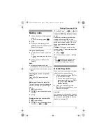 Предварительный просмотр 17 страницы Panasonic KX-TG6411FX Operating Instructions Manual