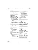 Предварительный просмотр 20 страницы Panasonic KX-TG6411FX Operating Instructions Manual