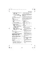 Предварительный просмотр 27 страницы Panasonic KX-TG6411FX Operating Instructions Manual