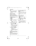 Предварительный просмотр 28 страницы Panasonic KX-TG6411FX Operating Instructions Manual