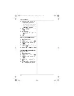 Предварительный просмотр 30 страницы Panasonic KX-TG6411FX Operating Instructions Manual