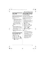 Предварительный просмотр 31 страницы Panasonic KX-TG6411FX Operating Instructions Manual