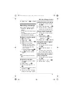 Предварительный просмотр 33 страницы Panasonic KX-TG6411FX Operating Instructions Manual