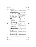 Предварительный просмотр 36 страницы Panasonic KX-TG6411FX Operating Instructions Manual