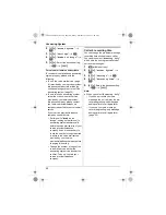 Предварительный просмотр 40 страницы Panasonic KX-TG6411FX Operating Instructions Manual