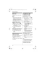 Предварительный просмотр 42 страницы Panasonic KX-TG6411FX Operating Instructions Manual