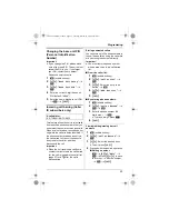 Preview for 23 page of Panasonic KX-TG6411NZ Operating Instructions Manual