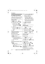 Preview for 18 page of Panasonic KX-TG6412E Operating Instructions Manual