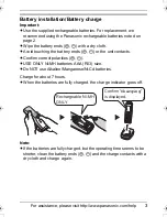 Preview for 3 page of Panasonic KX-TG6421 Installation Manual