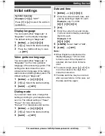 Preview for 13 page of Panasonic KX-TG643 Operating Instructions Manual