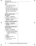 Preview for 30 page of Panasonic KX-TG643 Operating Instructions Manual