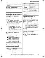 Preview for 33 page of Panasonic KX-TG643 Operating Instructions Manual