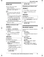 Preview for 39 page of Panasonic KX-TG643 Operating Instructions Manual