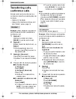 Preview for 40 page of Panasonic KX-TG643 Operating Instructions Manual