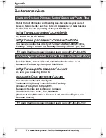 Preview for 60 page of Panasonic KX-TG643 Operating Instructions Manual