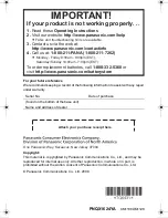 Preview for 64 page of Panasonic KX-TG643 Operating Instructions Manual