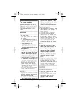 Предварительный просмотр 3 страницы Panasonic KX-TG6431 Operating Instructions Manual