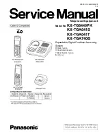 Panasonic KX-TG6440PK Service Manual preview