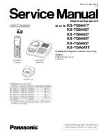 Предварительный просмотр 1 страницы Panasonic KX-TG6441T - Cordless Phone - Metallic Service Manual